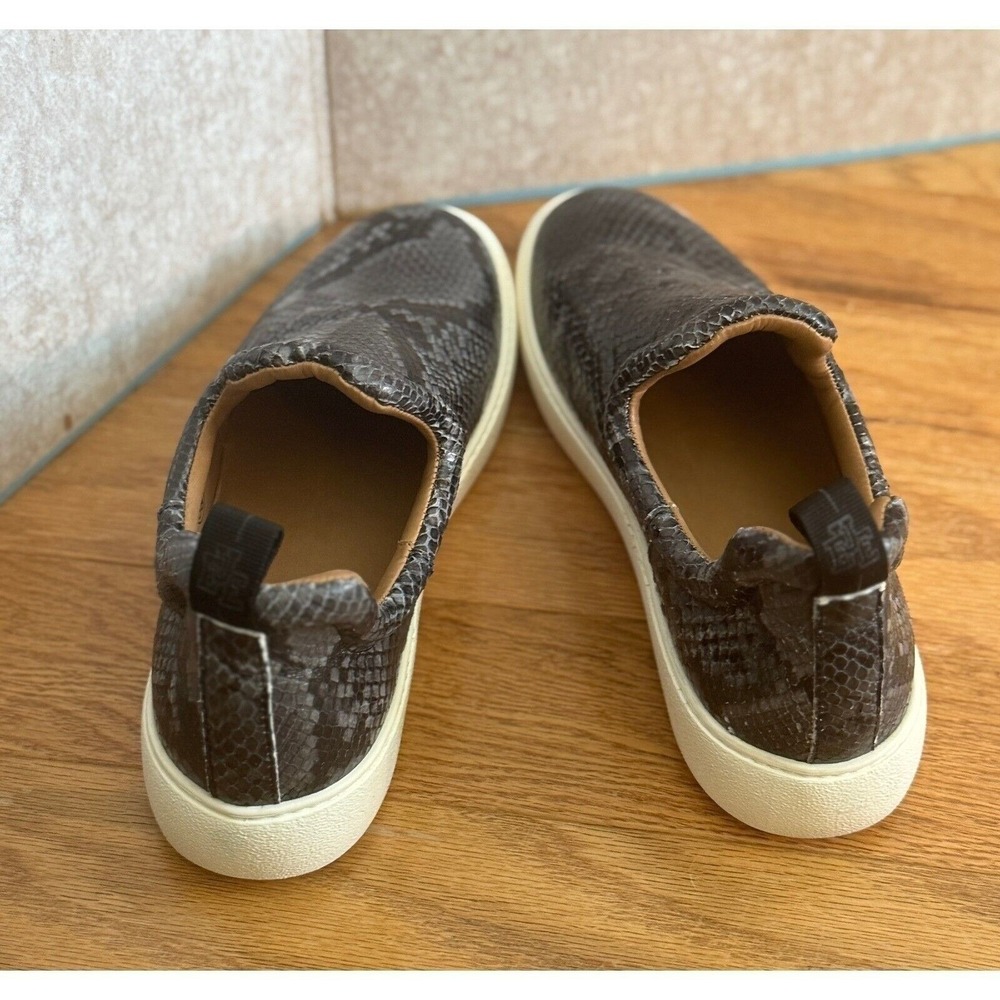 Esse Ut Esse Python Embossed Leather Slip-On Snea… - image 7